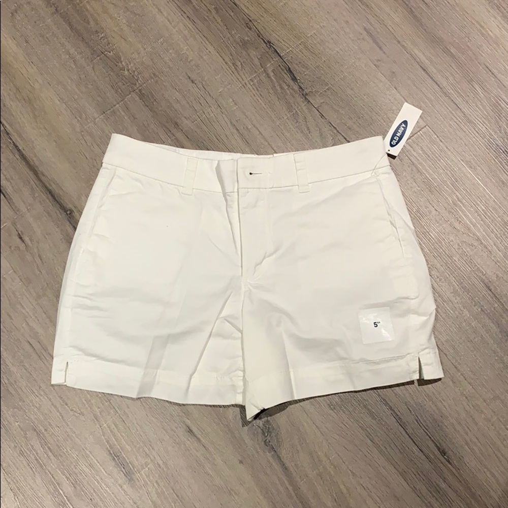 White old navy shorts